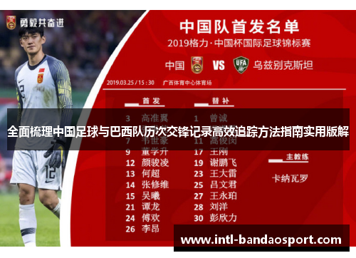 全面梳理中国足球与巴西队历次交锋记录高效追踪方法指南实用版解